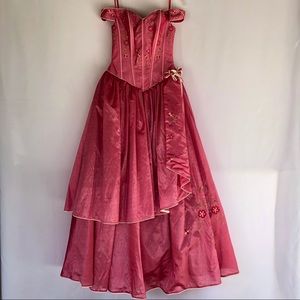 Orange Quinceañera / Prom Dress